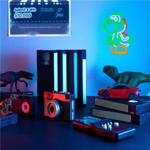 Yoshi Mario World LED Neon Sign Game Room Light Bedroom Gamer Vintage Style NEW - Picture 4 of 6